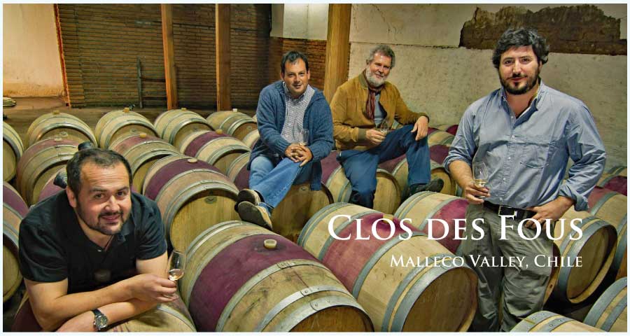 クロ・デ・フ (Clos des Fous) チリ、マジェコ・ヴァレー